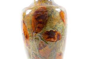 Royal Doulton Lambeth 'Natural Foliage Ware' stoneware vase - 2