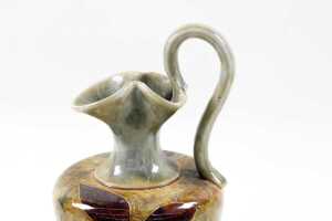 Royal Doulton Lambeth 'Natural Foliage Ware' stoneware jug by Florrie Jones - 3