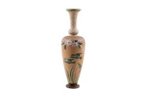 Doulton Lambeth stoneware vase by Frank A. Butler