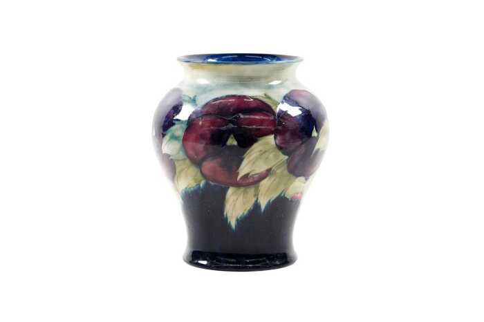 Moorcroft 'Pansy' pottery vase