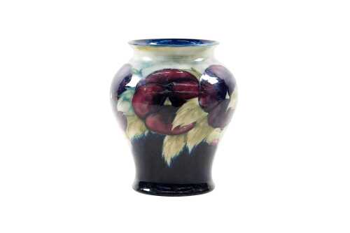 Moorcroft 'Pansy' pottery vase