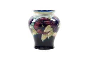 Moorcroft 'Pansy' pottery vase