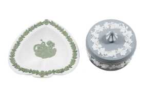 Six pieces of Wedgwood Jasperware - 4