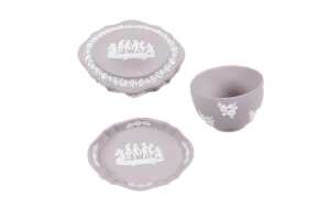 Seven pieces of Wedgwood Jasperware - 3