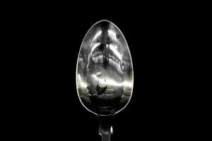 Victorian English sterling silver tablespoon, weight 68g - 2