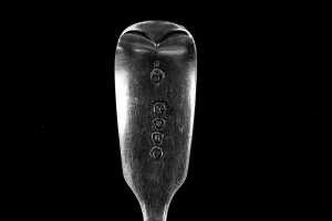 Victorian English sterling silver tablespoon, weight 68g - 4