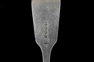 Three Victorian English sterling silver forks, weight 135g - 4