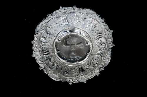 George III sterling silver footed bowl, 1786