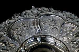 George III sterling silver footed bowl, 1786 - 3