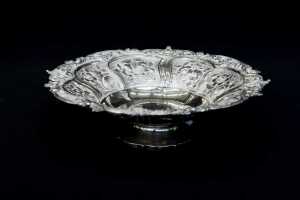 George III sterling silver footed bowl, 1786 - 4