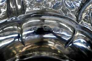 George III sterling silver footed bowl, 1786 - 5