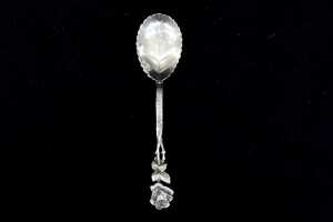 Pair of Australian sterling silver footed dishes, together with German 835 silver spoon - 4