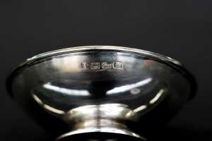 Pair of Australian sterling silver footed dishes, together with German 835 silver spoon - 5