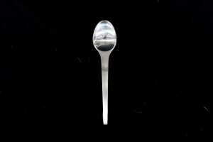 Georg Jensen Caravel sterling silver set of four teaspoons. Weight 109g. - 2