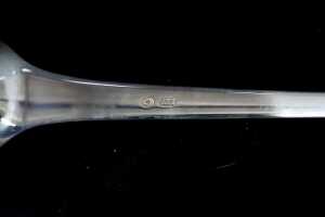 Georg Jensen Caravel sterling silver dinner spoons for four. 329g. - 4