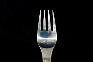 Georg Jensen Caravel sterling silver dinner forks for four. 230g. - 3