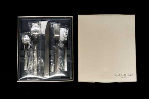 Georg Jensen Jean Nouvel 5-piece stainless steel cutlery setting for one person