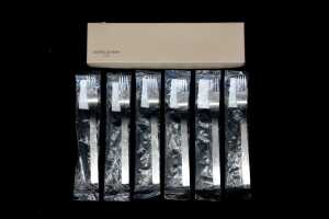 Georg Jensen Jean Nouvel stainless steel entree forks for six