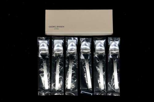 Georg Jensen Jean Nouvel stainless steel teaspoons for six