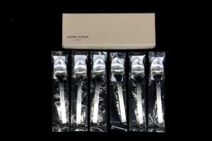 Georg Jensen Jean Nouvel stainless steel teaspoons for six