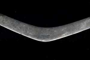 Four sterling silver pieces, weight 107g, plus a Norwegian 830 silver mounted server - 6