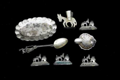 Group of Mexican sterling silver items, weight 102g