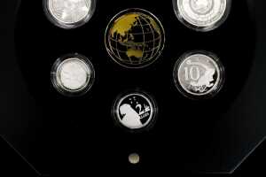 2008 Year fine silver proof six-coin set, 61.62 grams - 3