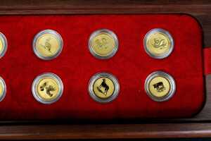 The Australian Lunar Coin Series, 12-Year Collection, total 18.6g - 2