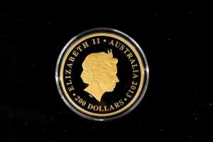 175th Anniversary of the Coronation of Queen Victoria 2013 $200 gold proof coin, 2oz - 2