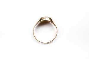 A Philip of Macedon coin signet ring in 14 carat yellow gold. - 4