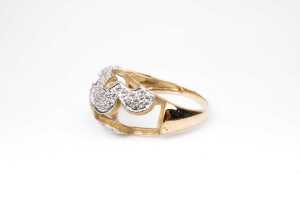 A dress ring in 9 carat yellow gold - 3