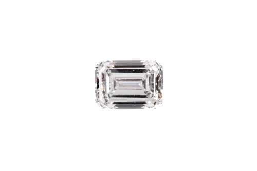 A Laboratory grown emerald cut diamond weighing 3.00ct