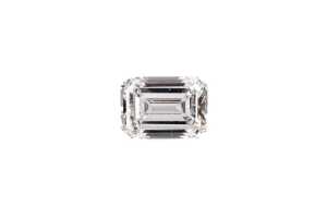 A Laboratory grown emerald cut diamond weighing 3.00ct