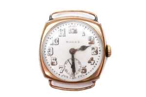 An antique rolled gold Rolex watch - 2