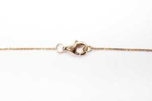 A diamond necklace in 18 carat yellow gold - 5