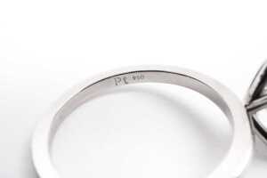 A Laboratory grown diamond solitaire ring in platinum - 5