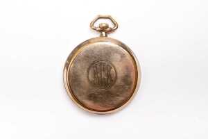 An antique rolled gold Rolex pocket watch - 3