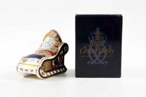 Royal Crown Derby Santa Claus porcelain figure in original box - 5