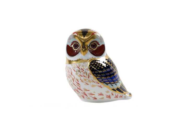Royal Crown Derby Tawny Owl porcelain figure in original box
