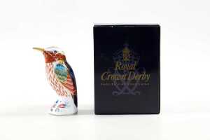 Two Royal Crown Derby porcelain bird figures in original boxes - 4