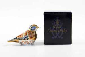 Two Royal Crown Derby porcelain bird figures in original boxes - 5