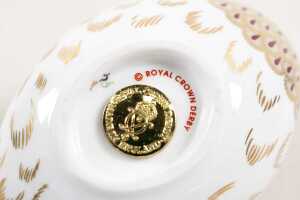 Royal Crown Derby Dappled Quail porcelain figure in original box - 3