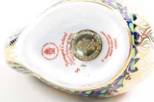 Royal Crown Derby Farmyard Cockerel limited edition porcelain figure in original box Edition 23672/5000 - 3