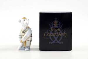 Two Royal Crown Derby David Jones porcelain figures in original boxes - 5