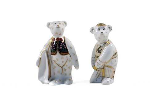 Two Royal Crown Derby David Jones porcelain figures in original boxes
