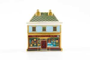 Two Royal Crown Derby porcelain miniature house figures in original boxes - 2