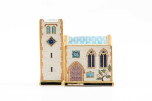 Royal Crown Derby porcelain 'Church' from the House series