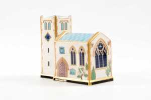 Royal Crown Derby porcelain 'Church' from the House series - 2