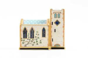 Royal Crown Derby porcelain 'Church' from the House series - 3