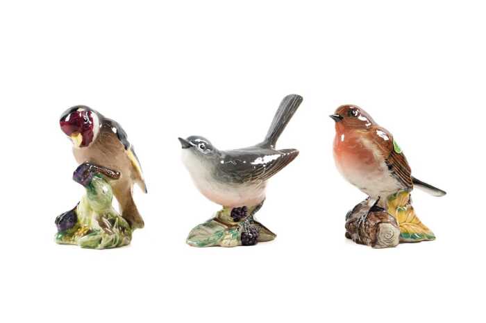 Three Beswick porcelain bird figures